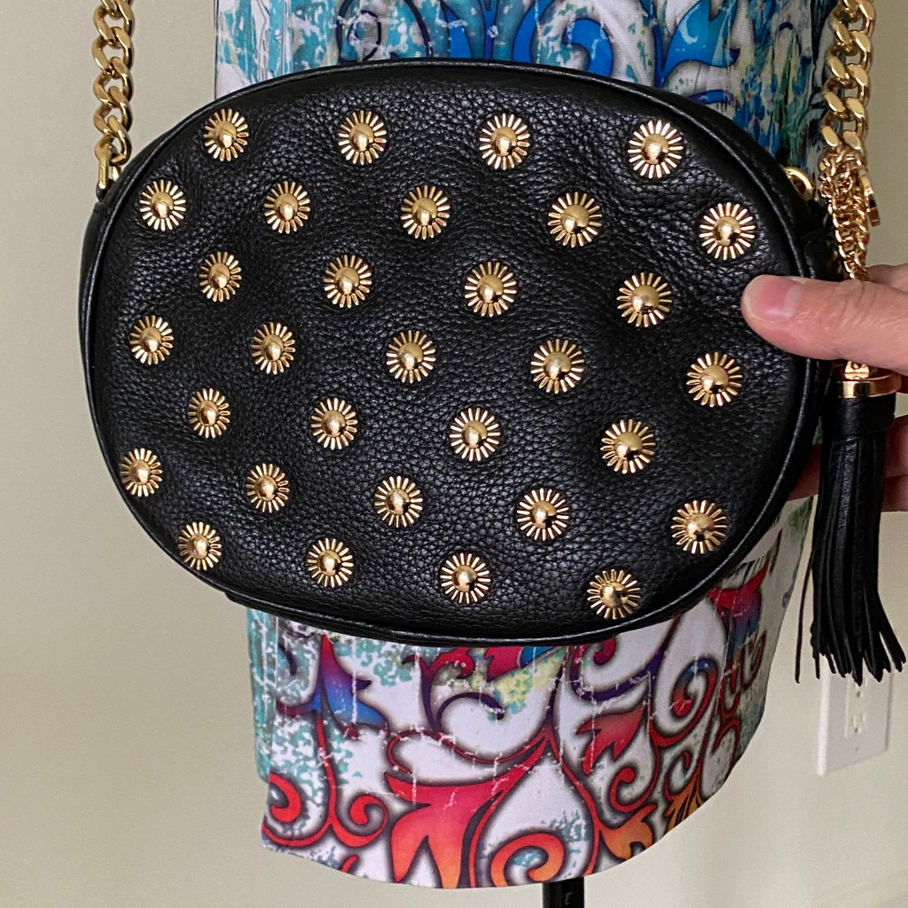 Michael Michael Kors Ginny Studded Medium Messenger